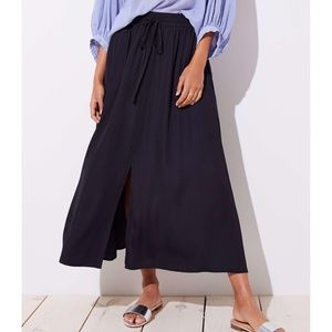Loft Drawstring Maxi Skirt